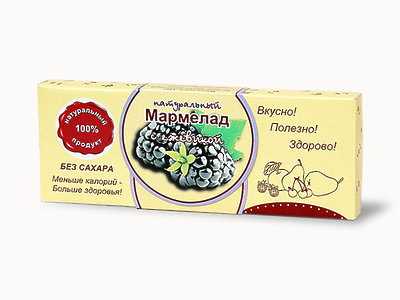  Мармелад натуральный "Ежевика" 140г в Норильске