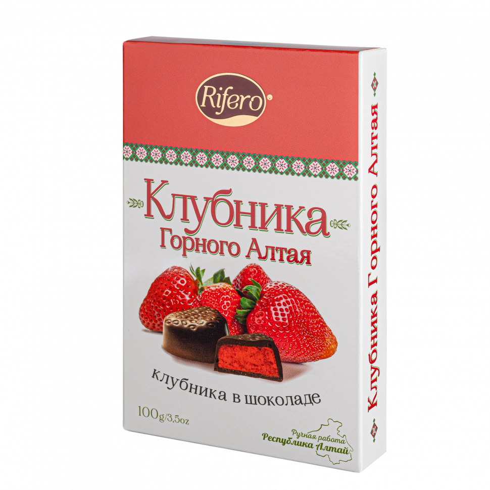  Риф и ко Конфеты "КЛУБНИКА Горного Алтая" 100г        в Норильске
