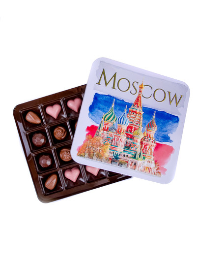  TM LORD Конфеты шоколадны MOSCOW(металлическая коробка)195г) в Норильске