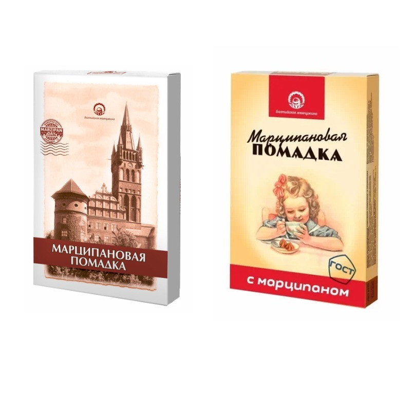  Балтийская жемчужина. Помадка Марципановая,150г (изображение на коробке в зависимости от наличия на складе) в Норильске